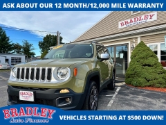 Used 2015  Jeep Renegade 4d SUV 4WD Limited at Bradley Auto Finance near Hudson&comma; NH