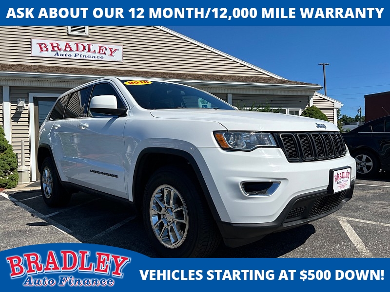 Used 2018  Jeep Grand Cherokee 4d SUV 4WD Laredo at Bradley Auto Finance near Hudson, NH