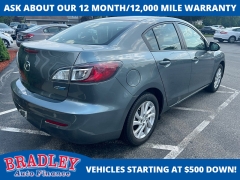 Used 2012 Mazda Mazda3 4d Sedan i Touring Auto SKYACTIV at Bradley Auto Finance near Hudson, NH