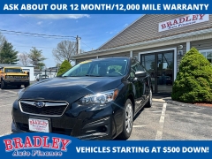 Used 2018  Subaru Impreza 4d Sedan 2&period;0i CVT at Bradley Auto Finance near Hudson&comma; NH