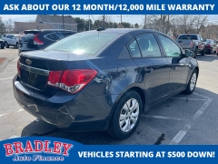 Used 2015  Chevrolet Cruze 4d Sedan LS Auto at Bradley Auto Finance near Hudson&comma; NH