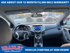 Used 2012  Hyundai Elantra 4d Sedan GLS PZEV at Bradley Auto Finance near Hudson&comma; NH