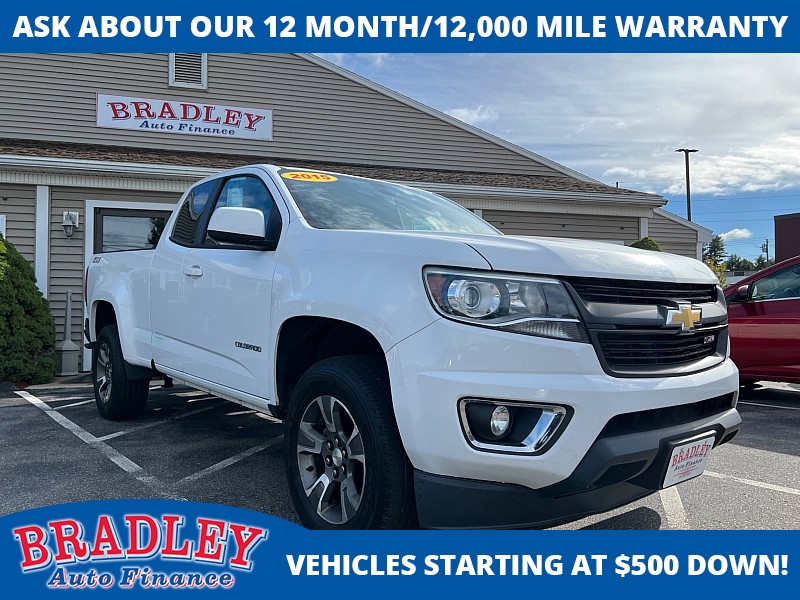 Used 2015  Chevrolet Colorado 4WD Ext Cab Z71 at Bradley Auto Finance near Hudson, NH