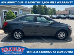 Used 2015 Chevrolet Sonic 4d Sedan LT AT at Bradley Auto Finance near Hudson, NH
