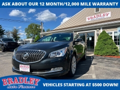Used 2014  Buick LaCrosse 4d Sedan AWD Leather at Bradley Auto Finance near Hudson&comma; NH