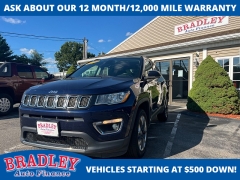 Used 2018 Jeep Compass 4d SUV 4WD Limited at Bradley Auto Finance near Hudson, NH