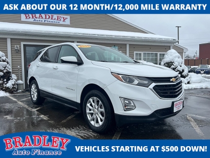 Used 2020 Chevrolet Equinox 4d SUV AWD LT w/1LT at Bradley Auto Finance near Hudson, NH
