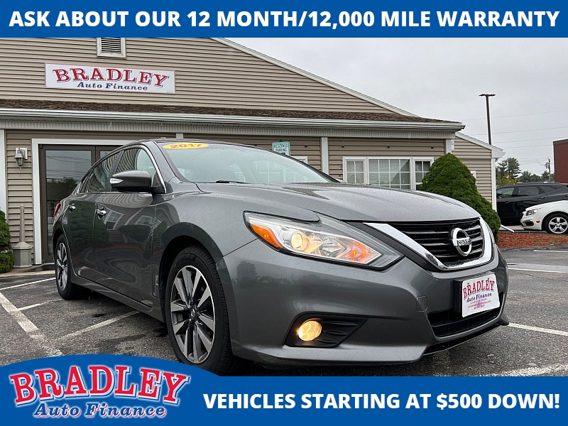 Used 2017  Nissan Altima 4d Sedan 2.5L SL (2017.5) at Bradley Auto Finance near Hudson, NH