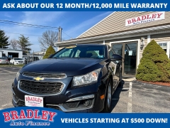 Used 2016  Chevrolet Cruze Limited 4d Sedan LT w&sol;1LT Auto at Bradley Auto Finance near Hudson&comma; NH