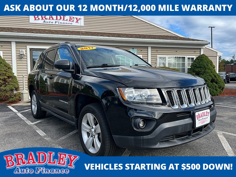 Used 2017 Jeep Compass Sport 4x4 *Ltd Avail* at Bradley Auto Finance near Hudson, NH