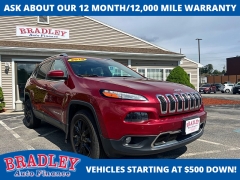  2015 Jeep Cherokee 4d SUV 4WD Limited at Bradley Auto Finance near Hudson&comma; NH