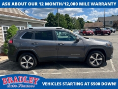 Used 2019  Jeep Cherokee 4d SUV 4WD Limited 3&period;2L at Bradley Auto Finance near Hudson&comma; NH