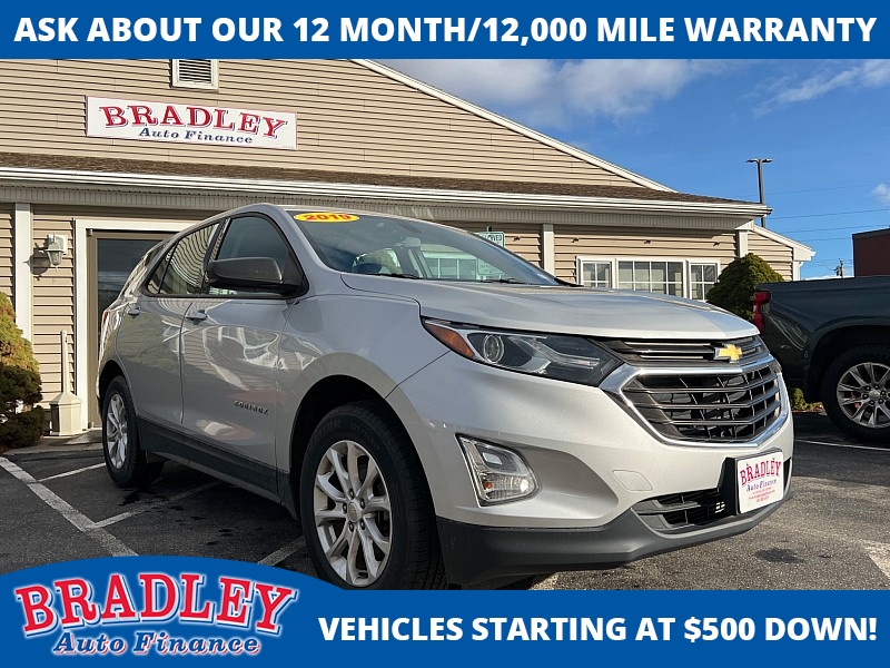 Used 2019  Chevrolet Equinox 4d SUV AWD LS at Bradley Auto Finance near Hudson, NH