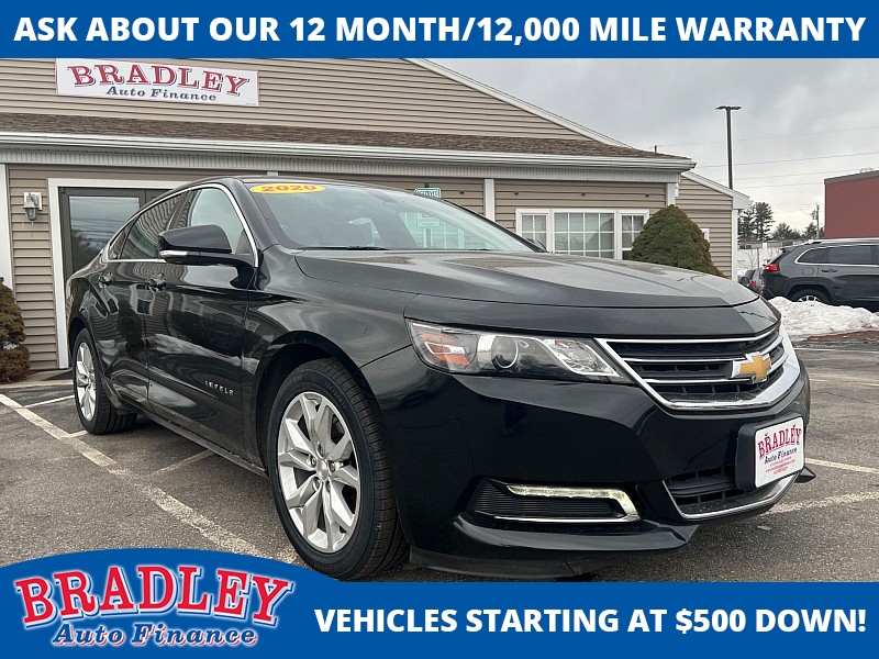 Used 2020  Chevrolet Impala 4d Sedan LT at Bradley Auto Finance near Hudson, NH