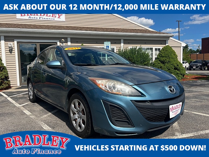 Used 2011 Mazda Mazda3 4d Sedan i Touring Auto at Bradley Auto Finance near Hudson, NH