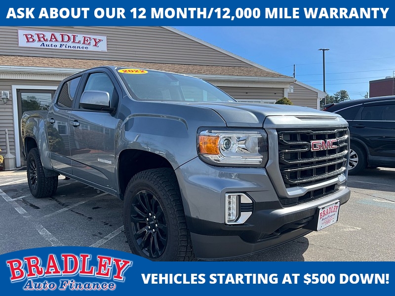Used 2022  GMC Canyon 4WD Crew Cab 128" Elevation at Bradley Auto Finance near Hudson&comma; NH