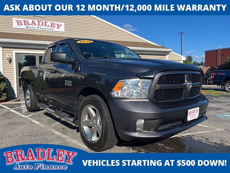 Used 2018  Ram 1500 4WD Quad Cab Tradesman at Bradley Auto Finance near Hudson, NH