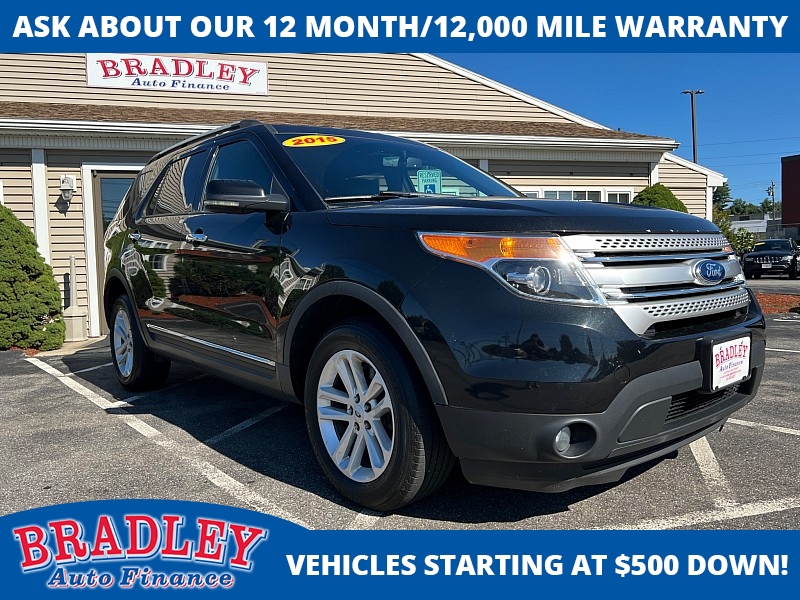 Used 2015  Ford Explorer 4d SUV 4WD XLT at Bradley Auto Finance near Hudson, NH