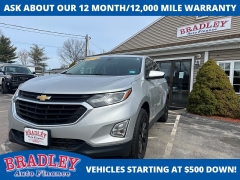 Used 2019  Chevrolet Equinox 4d SUV AWD LT w&sol;1LT at Bradley Auto Finance near Hudson&comma; NH
