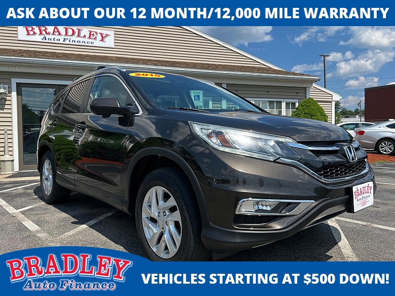 Used 2015  Honda CR-V 4d SUV AWD EX-L at Bradley Auto Finance near Hudson, NH