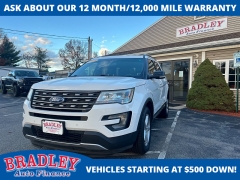 Used 2016  Ford Explorer 4d SUV 4WD XLT at Bradley Auto Finance near Hudson, NH