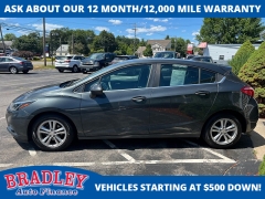 Used 2017 Chevrolet Cruze 4d Hatchback LT Auto at Bradley Auto Finance near Hudson, NH
