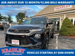 Used 2022  Chevrolet Trailblazer AWD 4dr RS at Bradley Auto Finance near Hudson, NH