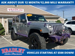 Used 2018  Jeep Wrangler JK Unlimited 4d SUV 4WD Sport at Bradley Auto Finance near Hudson&comma; NH