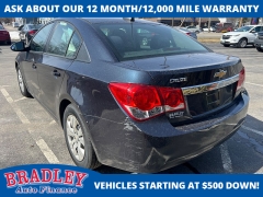 Used 2015  Chevrolet Cruze 4d Sedan LS Auto at Bradley Auto Finance near Hudson&comma; NH