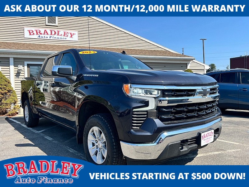 Used 2023  Chevrolet Silverado 1500 4WD Crew Cab 147" LT w&sol;1LT at Bradley Auto Finance near Hudson&comma; NH