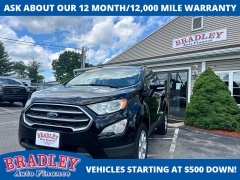 Used 2018  Ford EcoSport 4d SUV 4WD SE at Bradley Auto Finance near Hudson&comma; NH