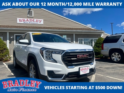 Used 2022 GMC Terrain AWD 4dr SLE at Bradley Auto Finance near Hudson, NH