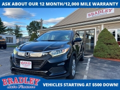 Used 2019  Honda HR-V 4d SUV AWD LX at Bradley Auto Finance near Hudson, NH
