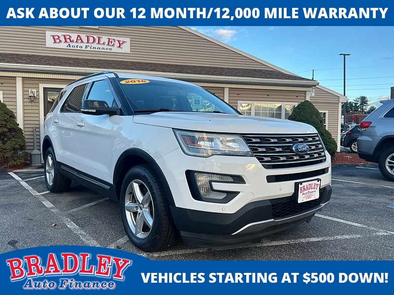 Used 2016  Ford Explorer 4d SUV 4WD XLT at Bradley Auto Finance near Hudson, NH