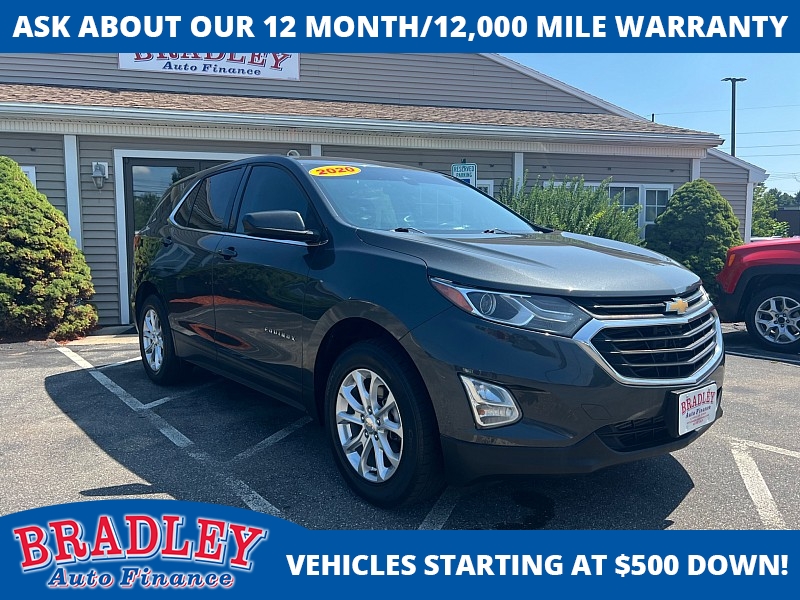 Used 2020  Chevrolet Equinox 4d SUV AWD LT w/2FL at Bradley Auto Finance near Hudson, NH