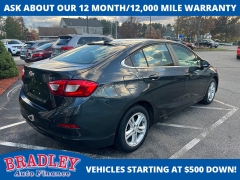 Used 2018  Chevrolet Cruze 4d Sedan LT Auto at Bradley Auto Finance near Hudson, NH
