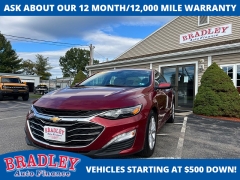 Used 2019  Chevrolet Malibu 4d Sedan LT at Bradley Auto Finance near Hudson, NH
