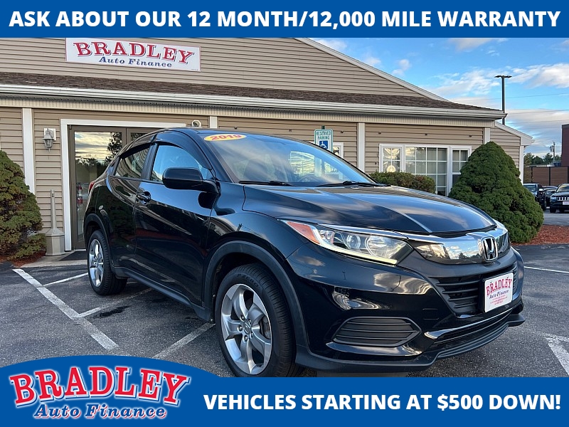 Used 2019  Honda HR-V 4d SUV AWD LX at Bradley Auto Finance near Hudson, NH