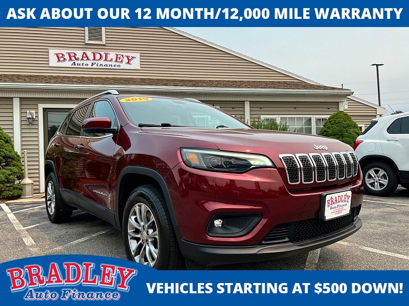 Used 2019  Jeep Cherokee 4d SUV 4WD Latitude Plus Altitude 2&period;4L at Bradley Auto Finance near Hudson&comma; NH