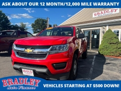 Used 2019 Chevrolet Colorado 4WD Crew Cab WT at Bradley Auto Finance near Hudson, NH