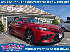 Used 2021 Toyota Camry SE Auto at Bradley Auto Finance near Hudson, NH