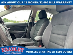 Used 2015  Chevrolet Cruze 4d Sedan LT w&sol;1LT Auto at Bradley Auto Finance near Hudson&comma; NH