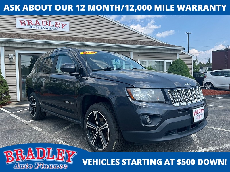 Used 2014 Jeep Compass 4d SUV 4WD Latitude at Bradley Auto Finance near Hudson, NH