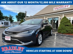 Used 2016  Chrysler 200 4d Sedan Limited I4 at Bradley Auto Finance near Hudson&comma; NH