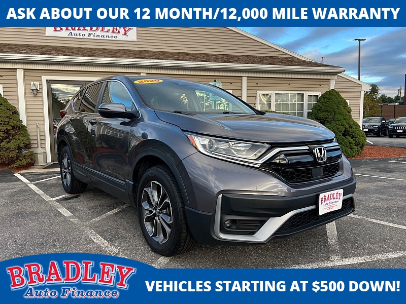Used 2020  Honda CR-V 4d SUV AWD EX at Bradley Auto Finance near Hudson, NH