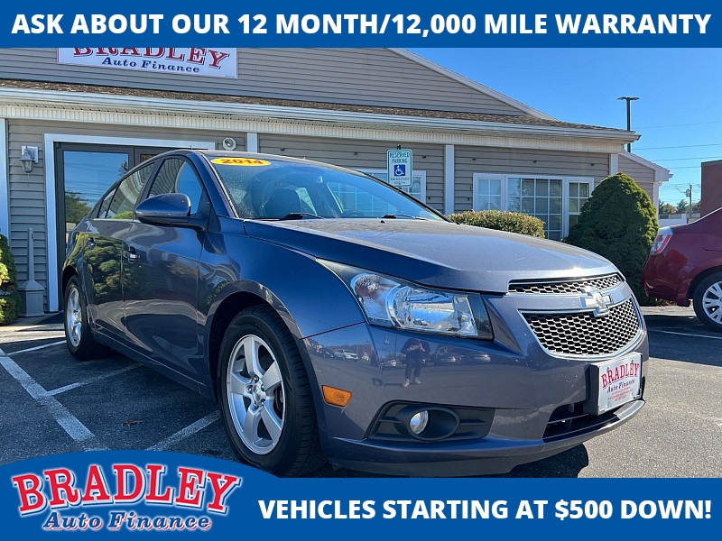 Used 2014  Chevrolet Cruze 4d Sedan LT1 AT at Bradley Auto Finance near Hudson, NH