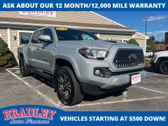 Used 2018 Toyota Tacoma 4WD Double Cab TRD Off-Road Auto at Bradley Auto Finance near Hudson, NH