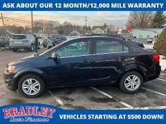 Used 2016  Chevrolet Sonic 4d Sedan LT AT at Bradley Auto Finance near Hudson&comma; NH