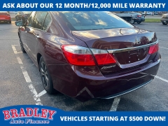 Used 2014  Honda Accord Sedan 4d LX CVT at Bradley Auto Finance near Hudson&comma; NH