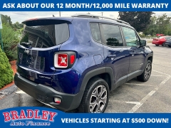 Used 2016  Jeep Renegade 4d SUV 4WD Limited at Bradley Auto Finance near Hudson&comma; NH
